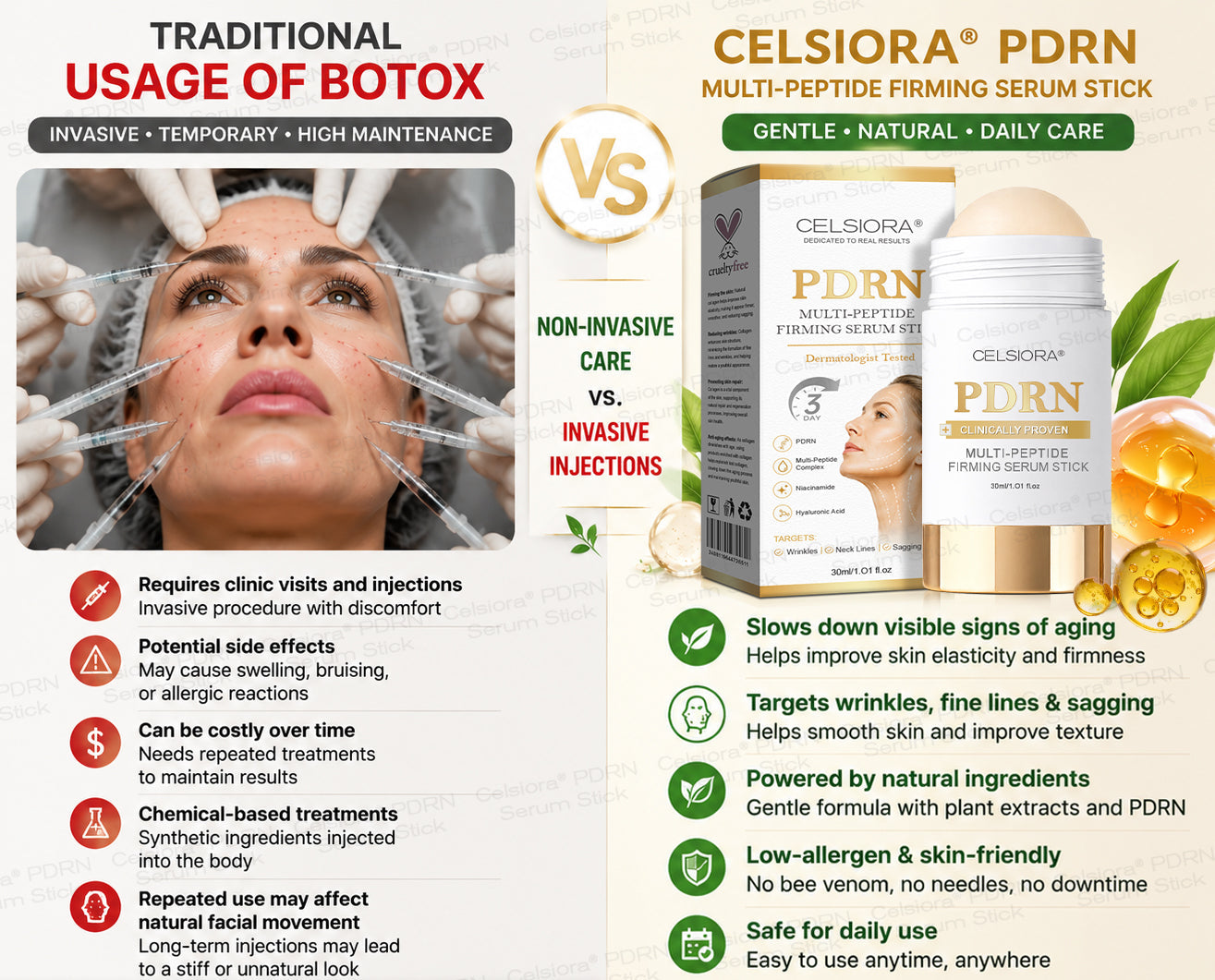 🎁🌟✨UK Celsiora® PDRN Multi-Peptide Firming Serum Stick👩‍🔬LAST DAY 70% OFF