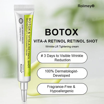 👍🌟💫Made and shipped from the UK 💫Rolimey® Botox & Vita-A Retinol Shot Wrinkle-Lift Tightening cream - Last Day Promotion 70% OFF