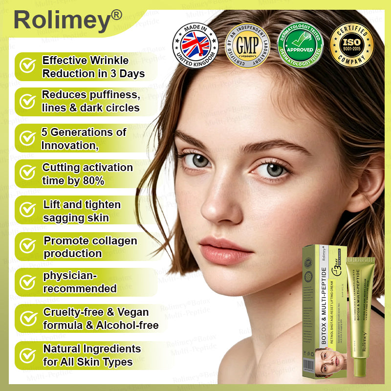 💐🌟Rolimey® Multi-Peptide Retinol Shot Wrinkle-Lift Cream