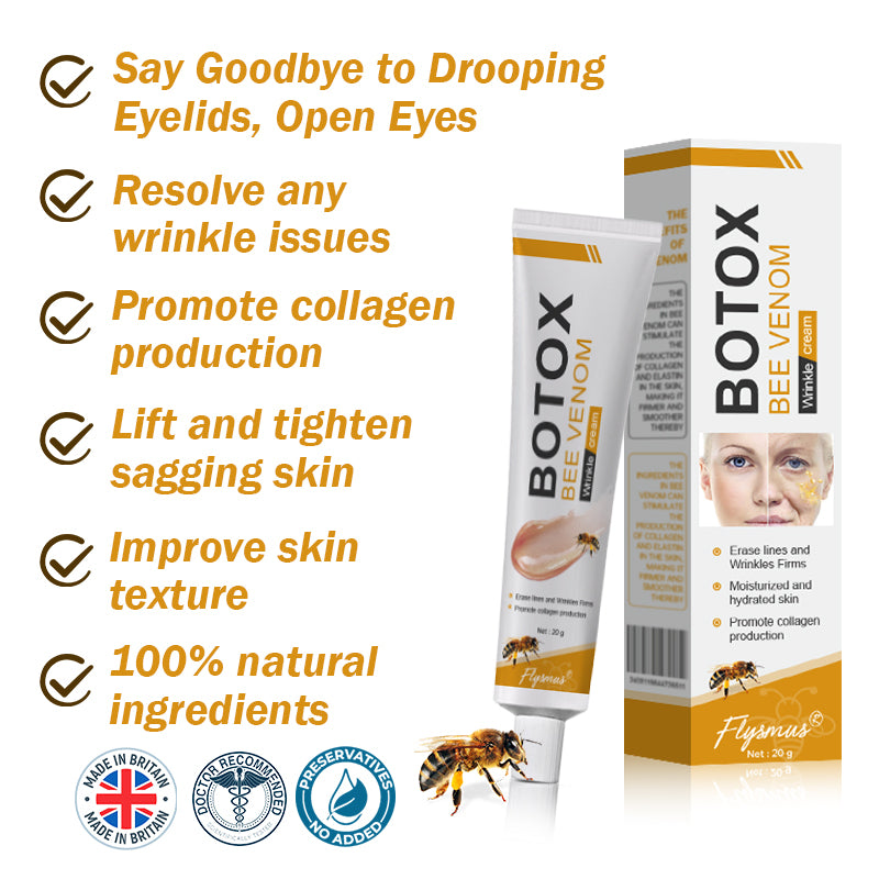 (✅Made and Shipped from UK)✨Furzero™ Botox Bee Venom Wrinkle Removal Cream-Last Day Promotion 70% OFF