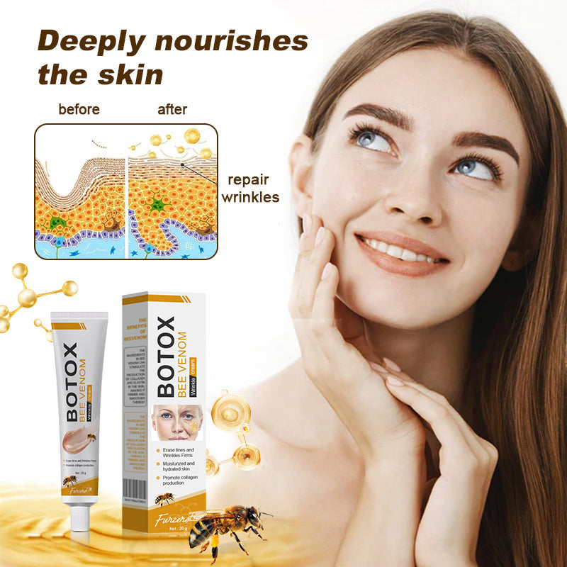 (✅Made and Shipped from UK)✨Furzero™ Botox Bee Venom Wrinkle Removal Cream-Last Day Promotion 70% OFF