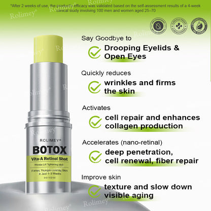 👨‍⚕️Made and shipped from the UK ✅ Rolimey® Botox & Vita-A Retinol Shot Wrinkle-Lift Tightening stick