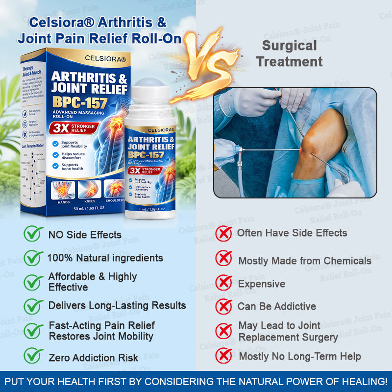 👨‍⚕️UK Official Store: Celsiora® BPC-157 Arthritis & Joint Pain Relief Advanced Massage Roll-On-Last Day Promotion 70% OFF
