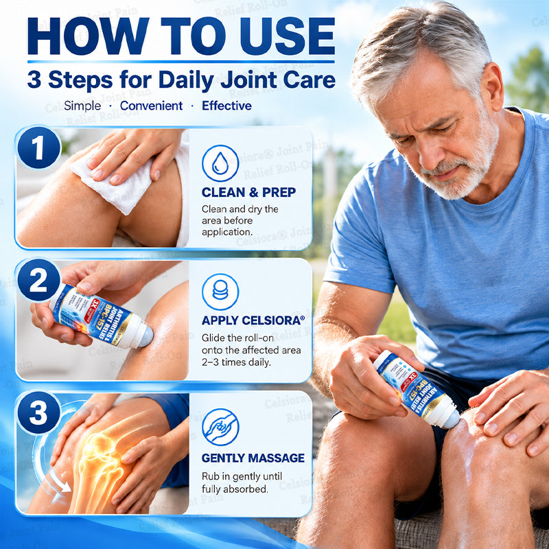 👨‍⚕️UK Official Store: Celsiora® BPC-157 Arthritis & Joint Pain Relief Advanced Massage Roll-On-Last Day Promotion 70% OFF