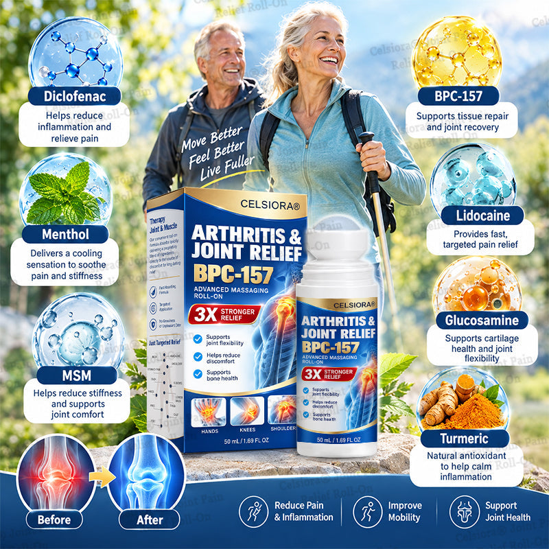 👨‍⚕️UK Official Store: Celsiora® BPC-157 Arthritis & Joint Pain Relief Advanced Massage Roll-On-Last Day Promotion 70% OFF