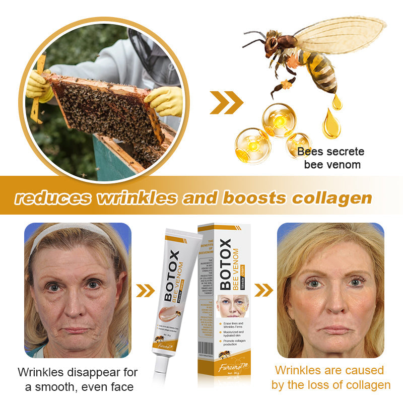 (✅Made and Shipped from UK)✨Furzero™ Botox Bee Venom Wrinkle Removal Cream-Last Day Promotion 70% OFF