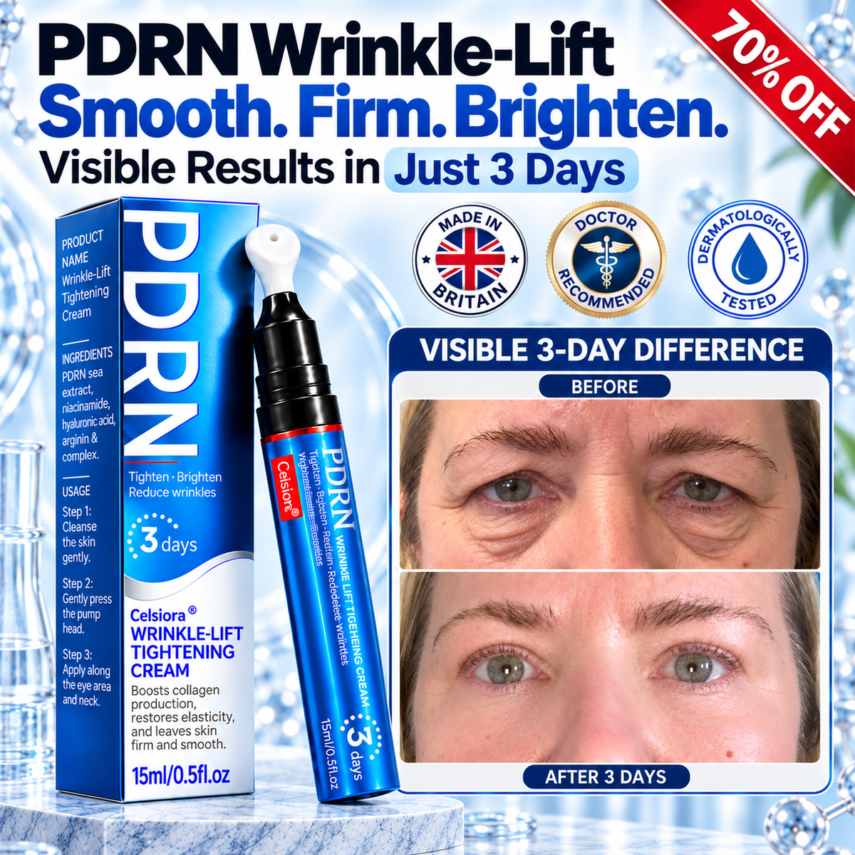 🌿🌿🥳UK HOT SALE Celsiora® PDRN Anti-Wrinkle Shot – Lift & Firming Cream