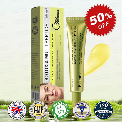 💐🌟Rolimey® Multi-Peptide Retinol Shot Wrinkle-Lift Cream
