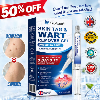 ✨BUY 1 GET 1 FREE✨✨👏Evolvion® Skin Tag & Wart Remover Precision Gel