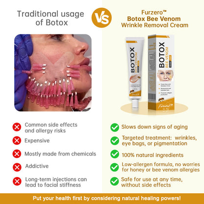 (✅Made and Shipped from UK)✨Furzero™ Botox Bee Venom Wrinkle Removal Cream-Last Day Promotion 70% OFF